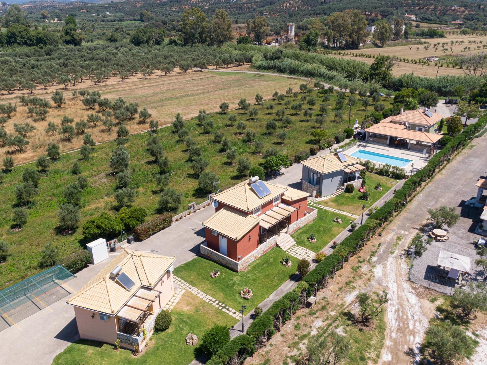 Spedion Villa - Near To Sea Villas With Heated Swimming Pool Gíthio Kültér fotó